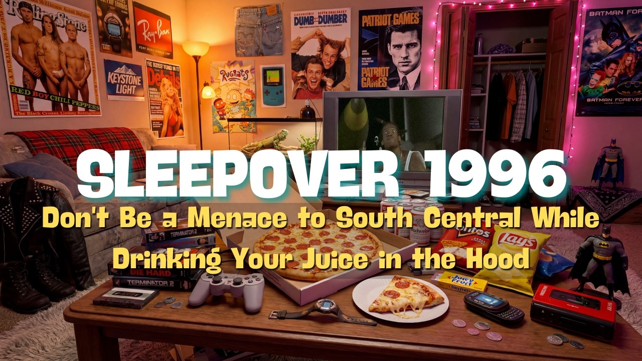 90s Hood Comedy Nights | Retrowave Bedroom Ambience