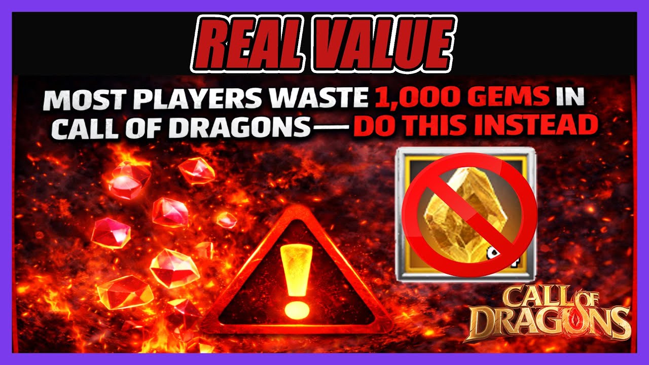 Most Players Waste 1,000 Gems in Call of Dragons — Do This Instead