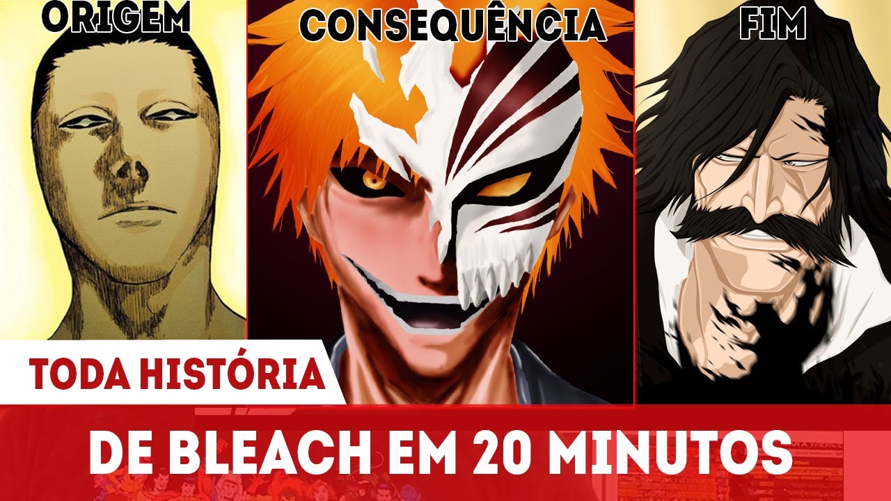 A HISTÓRIA COMPLETA DE BLEACH COM O VERDADEIRO FINAL - PECADO ORIGINAL ATÉ  A  GUERRA DOS MIL ANOS