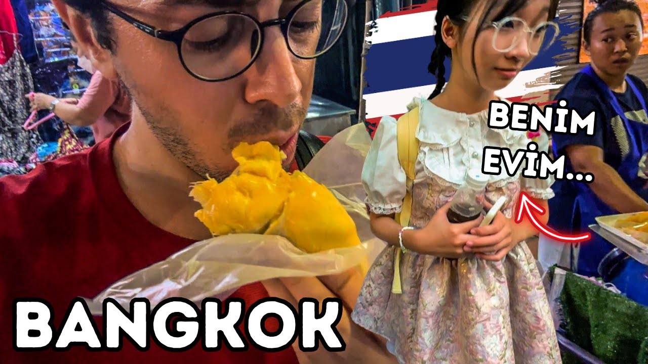 ÇİN MAHALLESİNDE ÇİNLİ KIZ EVİNE DAVET ETTİ / BANGKOK SOKAKLARINDA YÜRÜYORUM VLOG