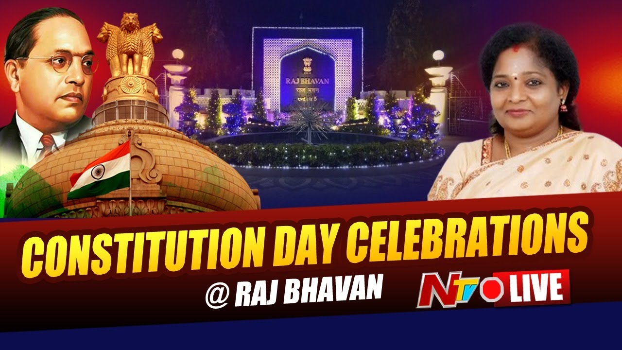 Governor Tamilisai Live | Constitution Day Celebrations At Raj Bhavan | Ntv Live