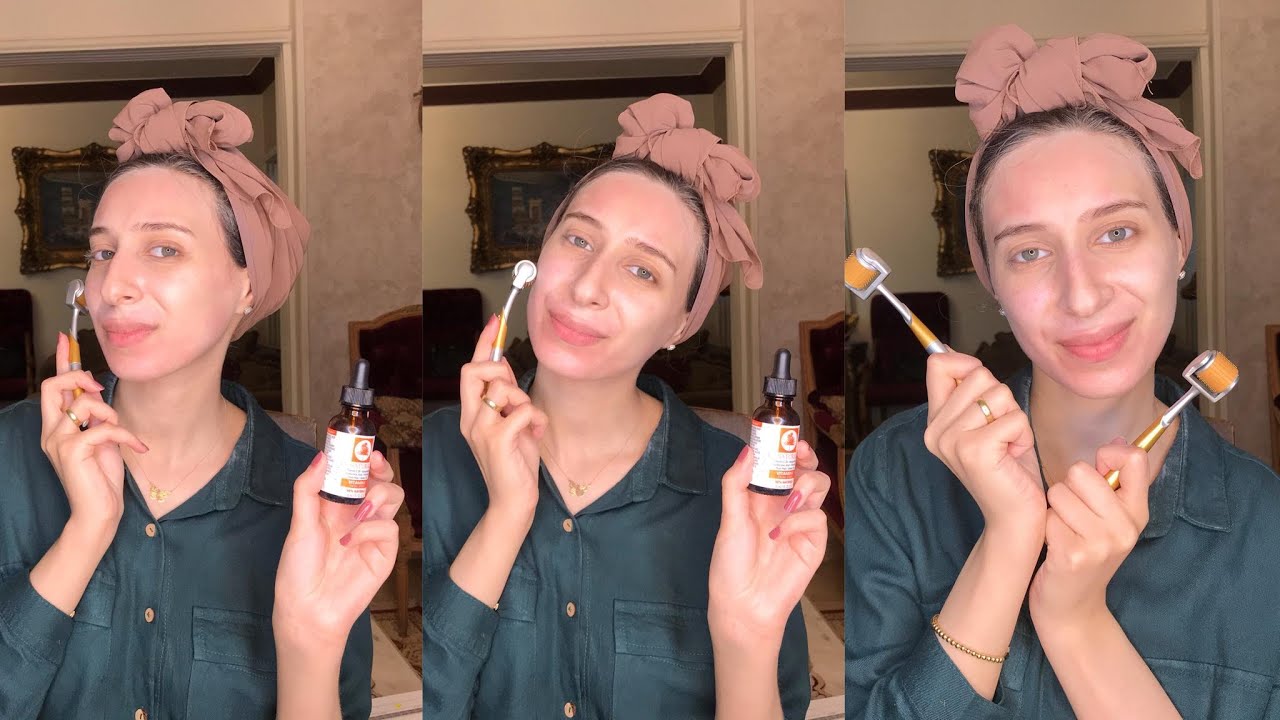 اسرار الديرما رولر | طريقتي هتخلصك من المسام و اثار الحبوب في جلسة واحدة | Derma Roller