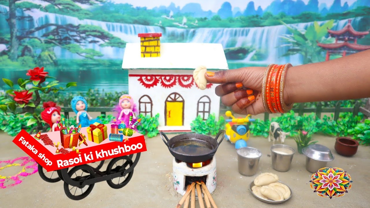 Diwali Special Gujiya Recipe | Miniature Gujiya | Mini Food ‎@MiniFoodkey   ‎@90sminiatureofficial 