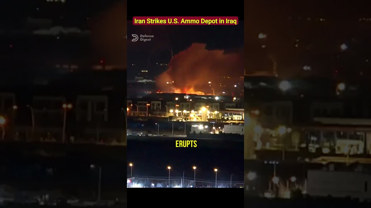 Iran Strike U.S. Ammo Depot in Iraq!