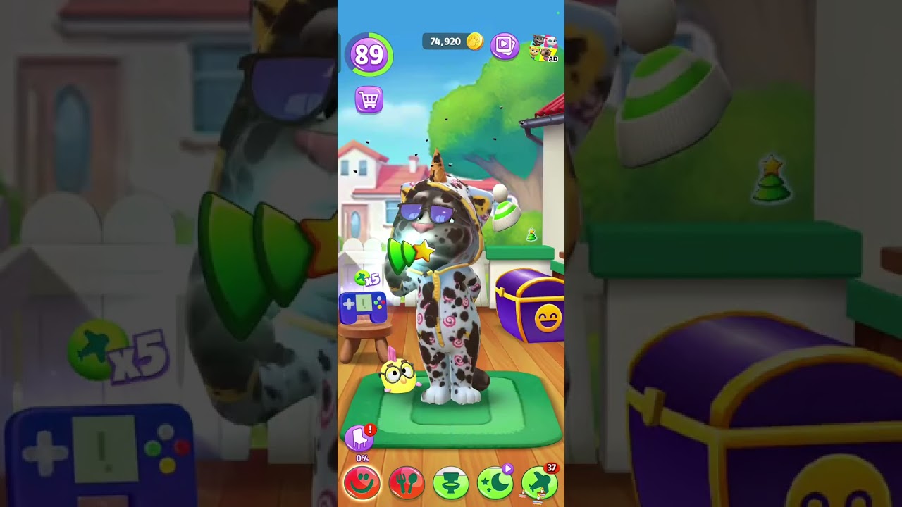 Talking tom cat cartoon 😹😹