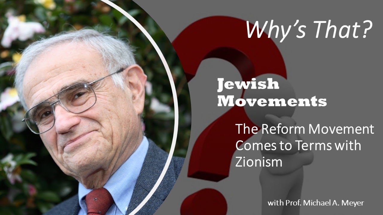 S2 EP11 Jewish Movements: The Reform Movement Comes to Terms with Zionism