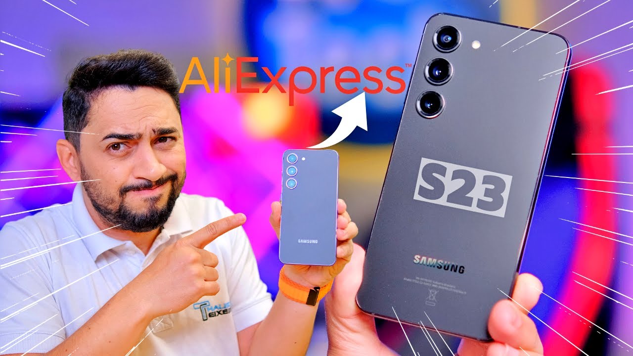 COMPREI O SAMSUNG S23 ✨ DO ALIEXPRESS 😱 [BARATO E SEM TAXAS]