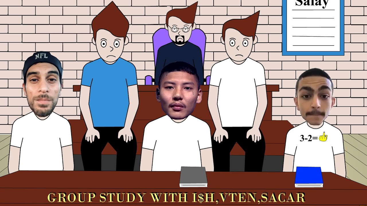 GROUP STUDY WITH I$H, VTEN, SACAR || TEACHER VS STUDENTS-EPISODE 10 || STEP PRAK