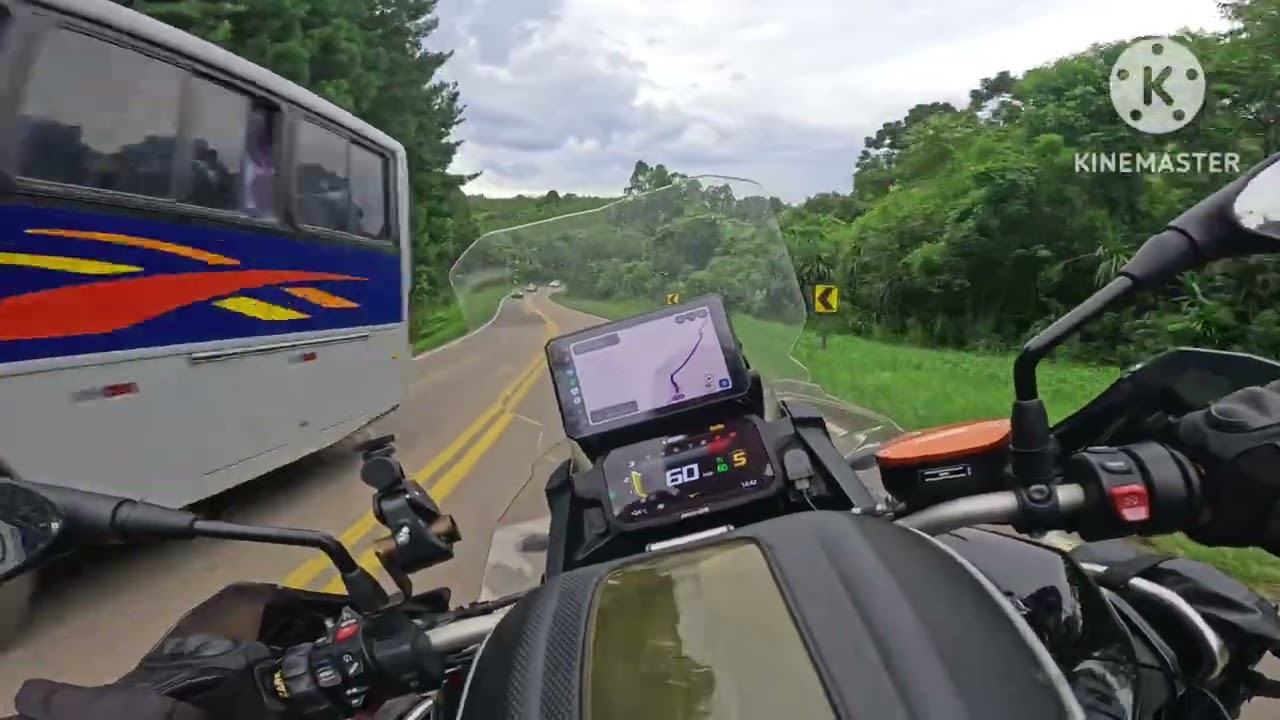 Viagem pra Santa Catarina - Parte 5 - Atravessando a divisa do Paraná com Santa Catarina 