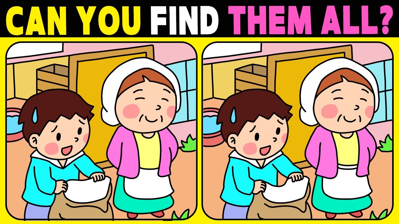 【Spot the difference】Can You Find Them All?【 Find the difference 】 No.1201