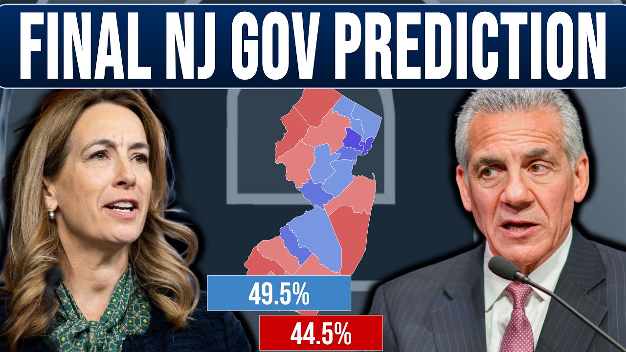 Final Election Prediction for the 2025 NJ Governor Race: Sherrill vs Ciattarelli, Who Will Win?
