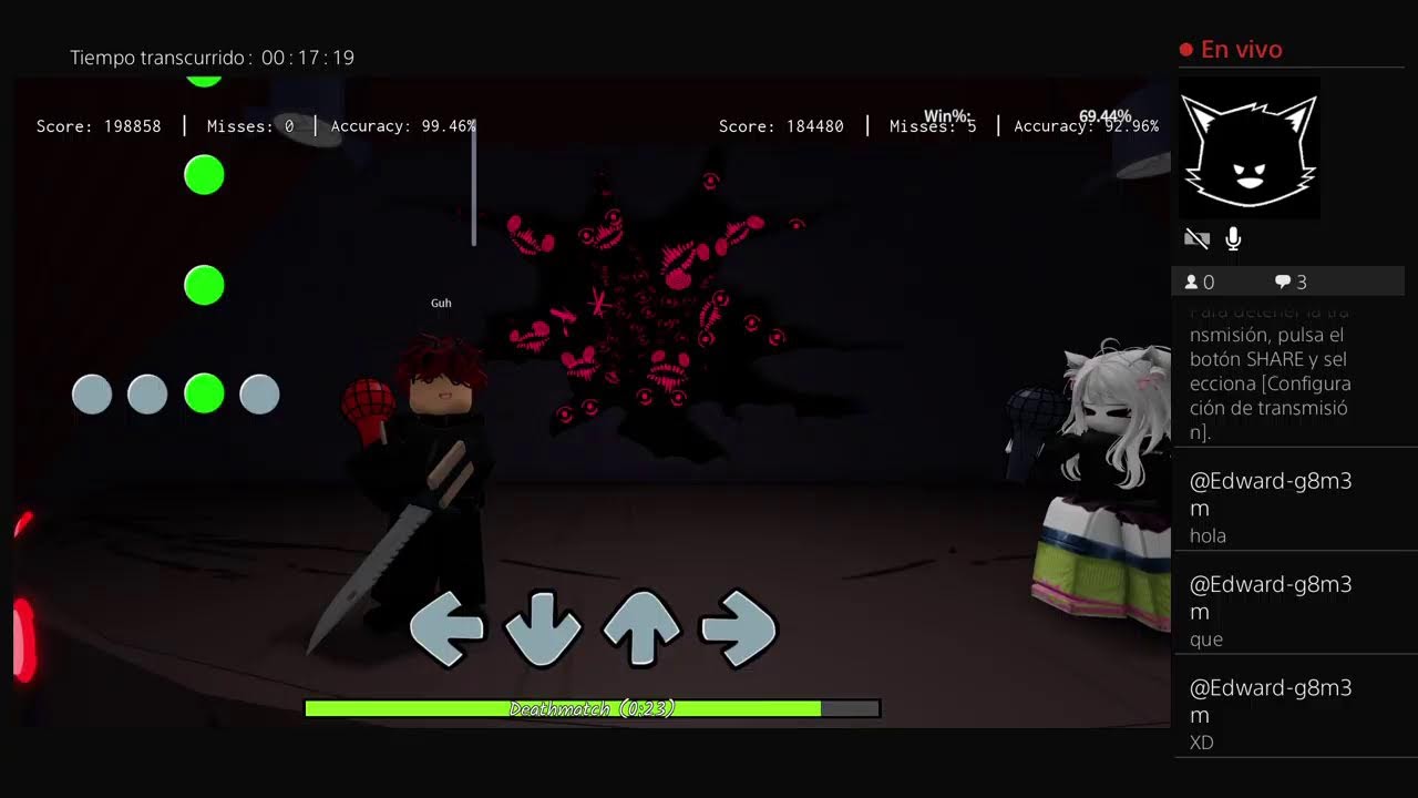 Jugando fnf en roblox PS4