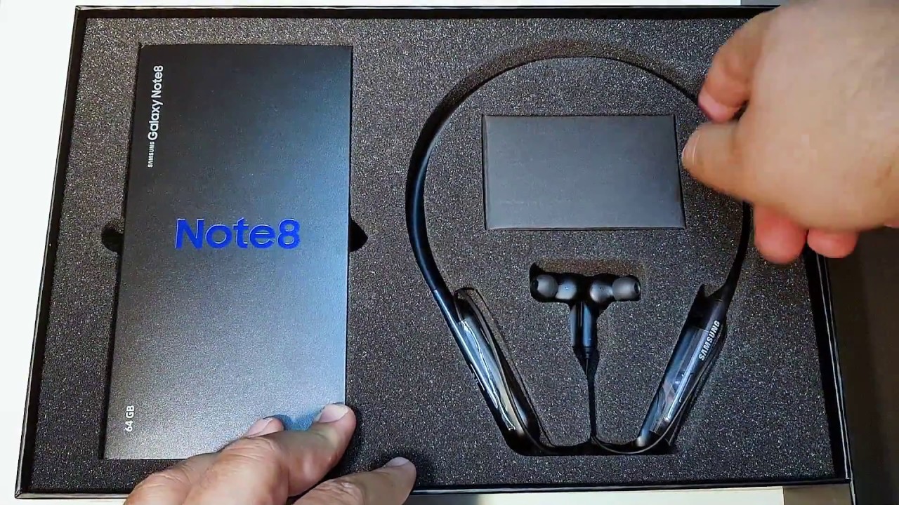 Galaxy Note 8 Flex Bundle Unboxing (Jordan) فتح صندوق جالاكسي نوت ٨ حزمة فليكس (الاردن)