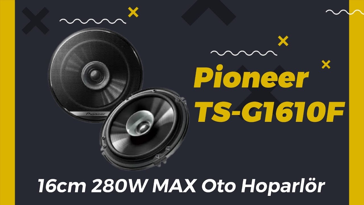 Pioneer Ts-g1610f 16cm Oto Hoparlör