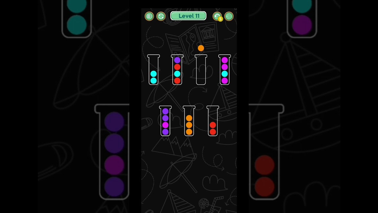 Ball stack puzzle level 11-15