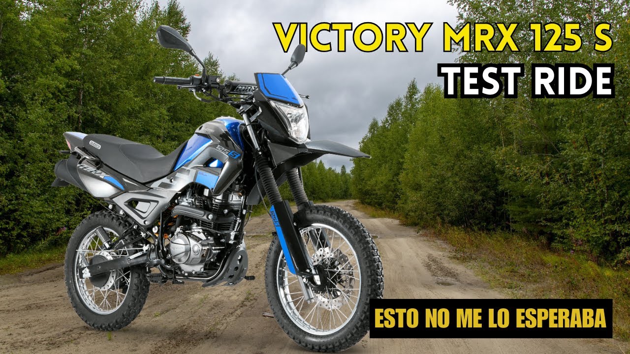 Victory MRX 125 S prueba de manejo | Carlos en Moto