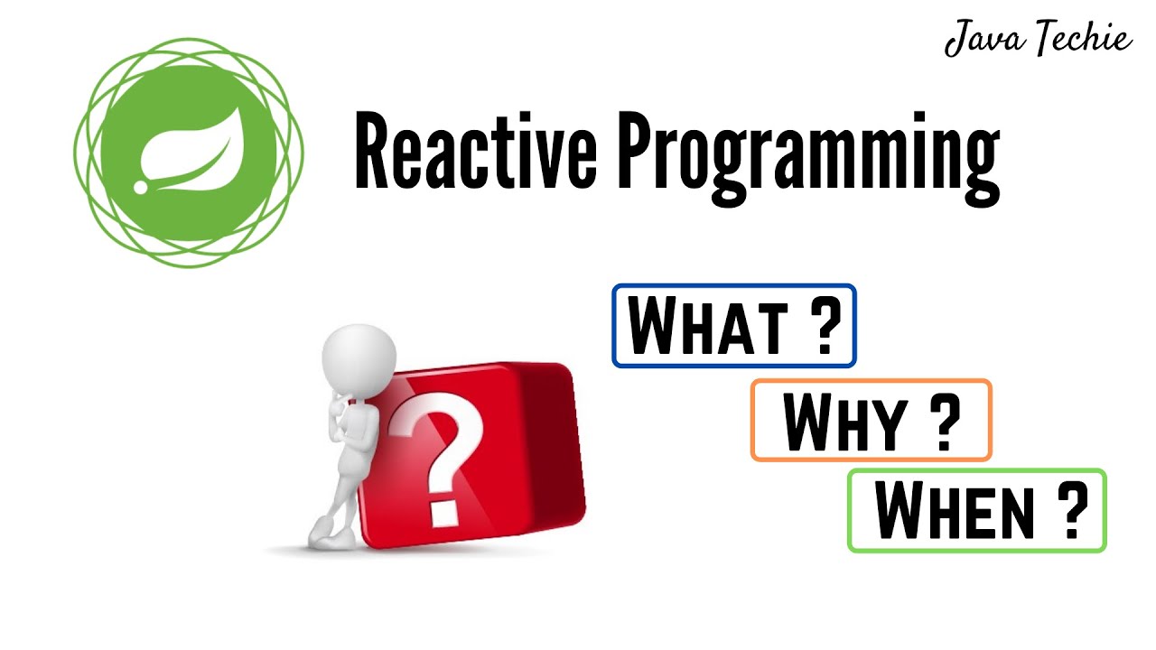 Spring Boot - Introduction to Reactive Programming | JavaTechie