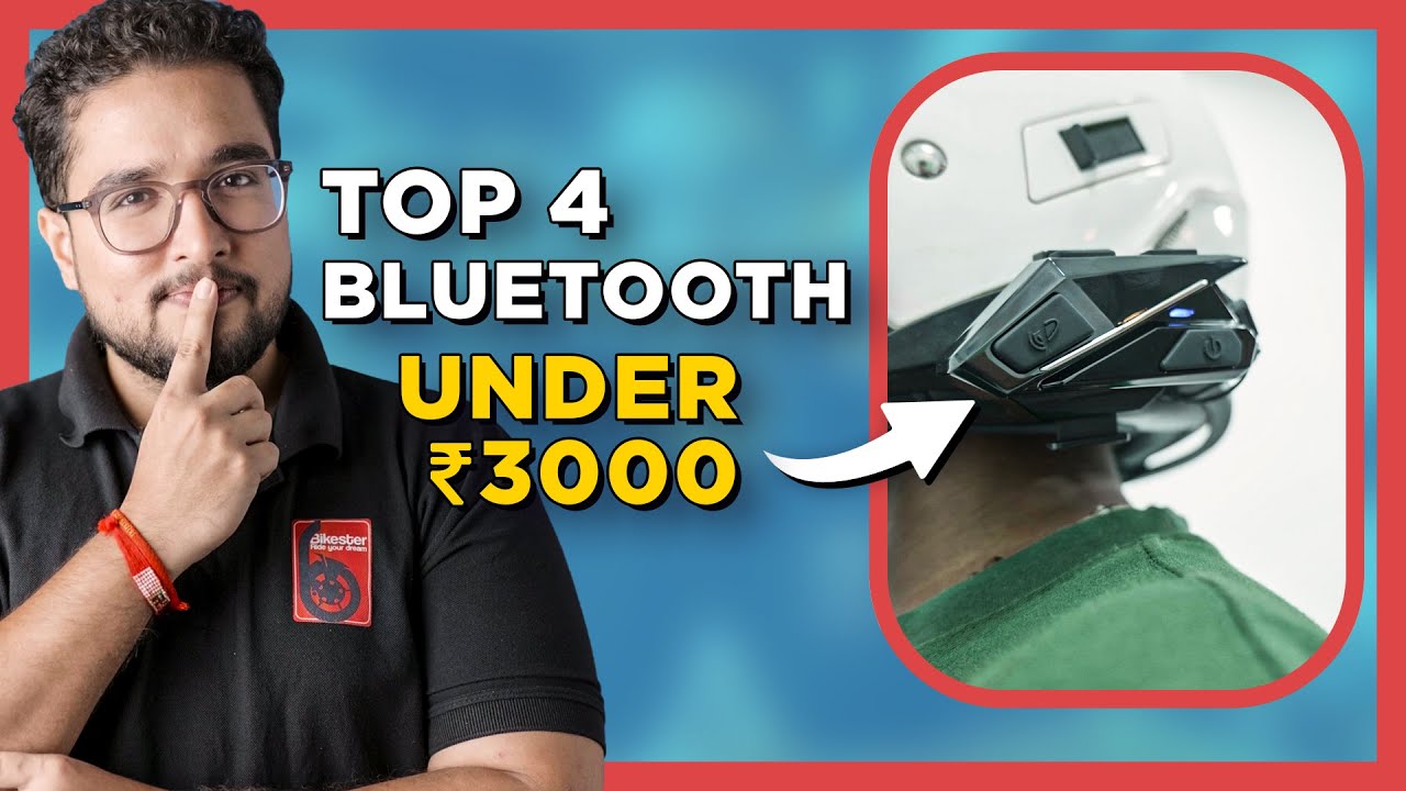 Top 4 Helmet Bluetooth headset under ₹3000