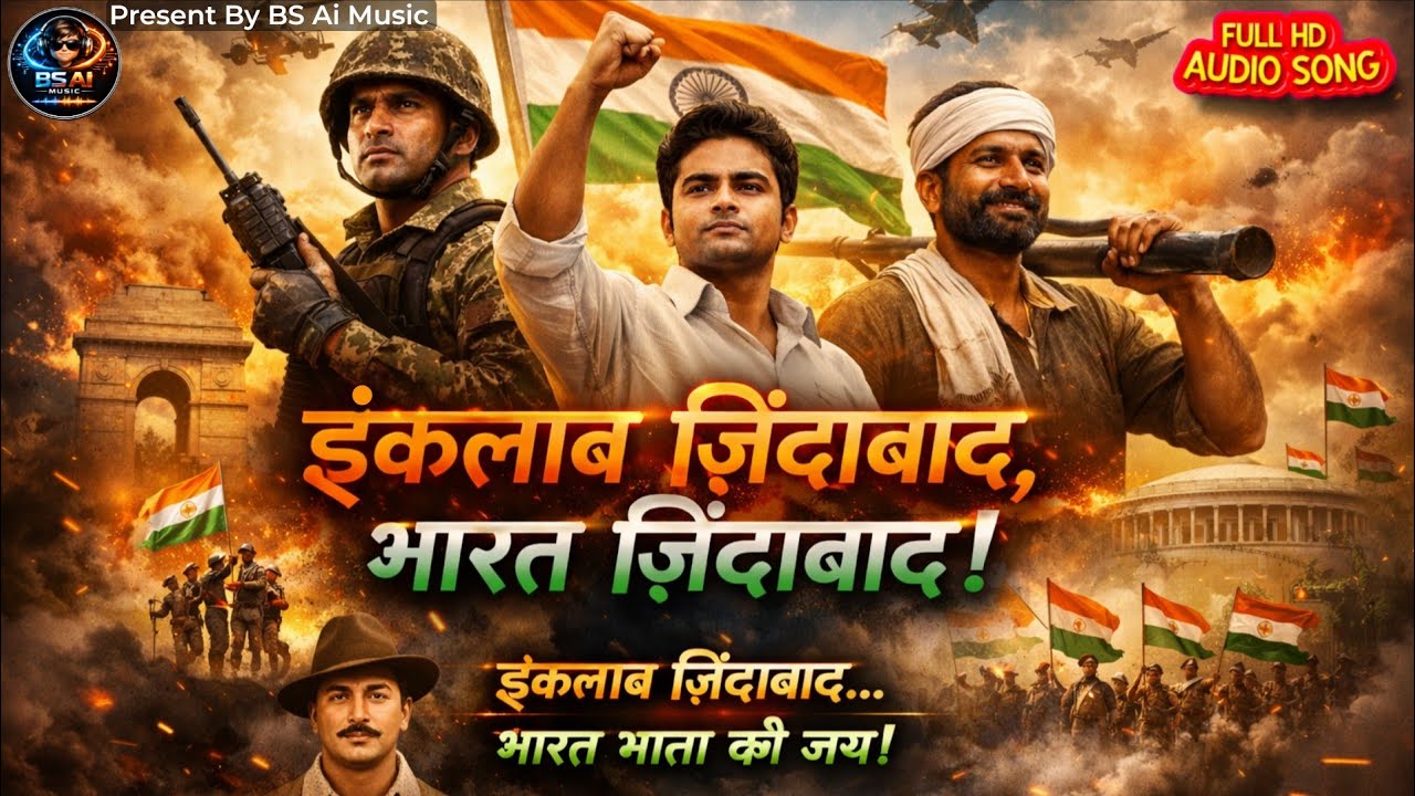 इंक़लाब ज़िंदाबाद 🇮🇳 | Powerful Deshbhakti Song | Cinematic Patriotic Anthem | Special Republic Day