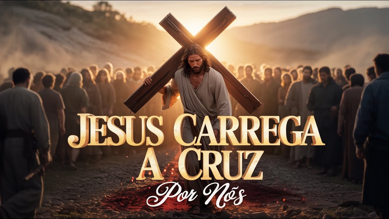 Jesus Carrega a Cruz Por Nós