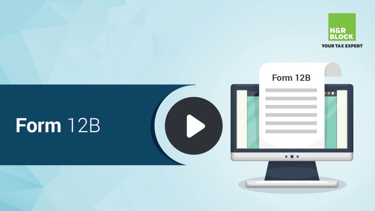 Form 12B - Furnish TDS Details