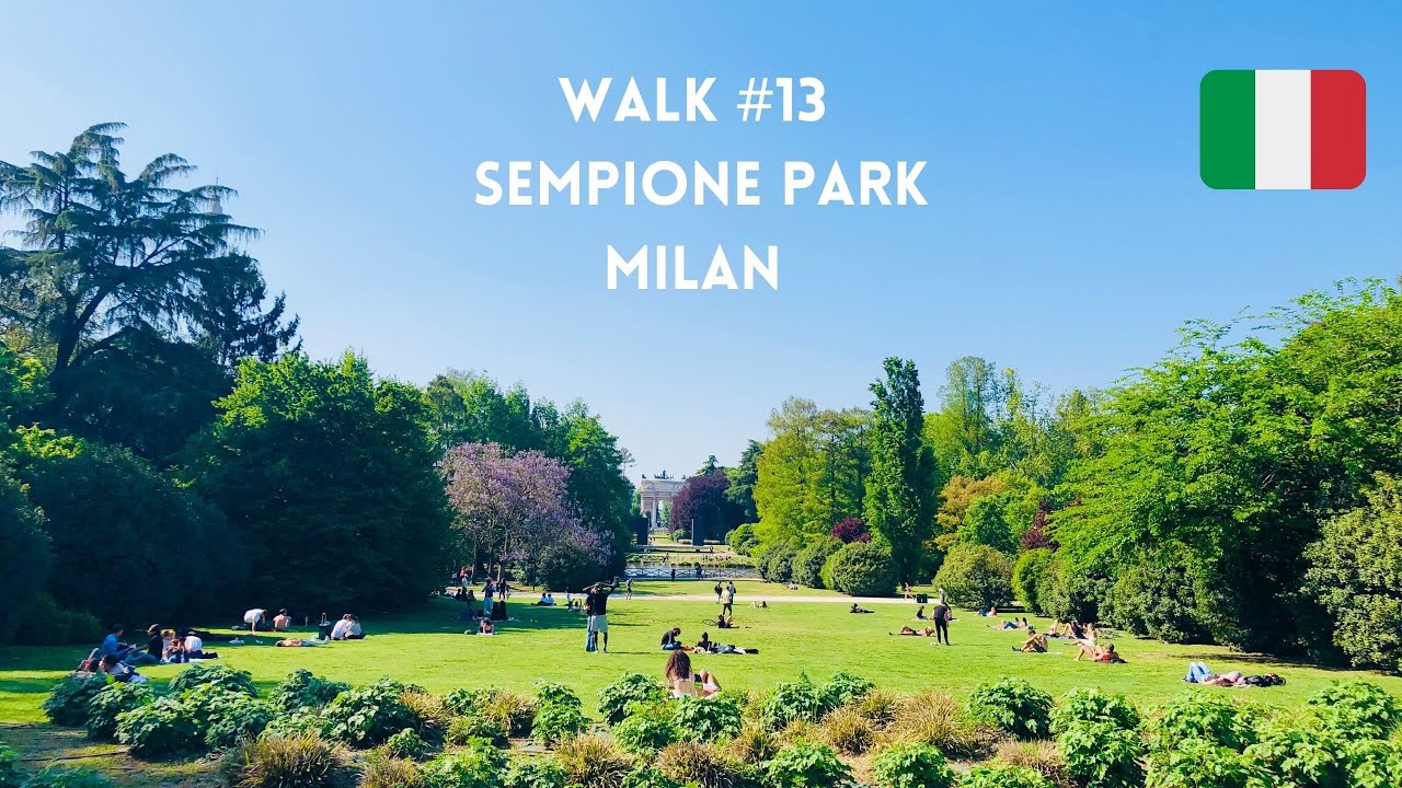 🇮🇹 Walk #13 | Sempione Park | Spring Edition | Milan 💐🦆🌻