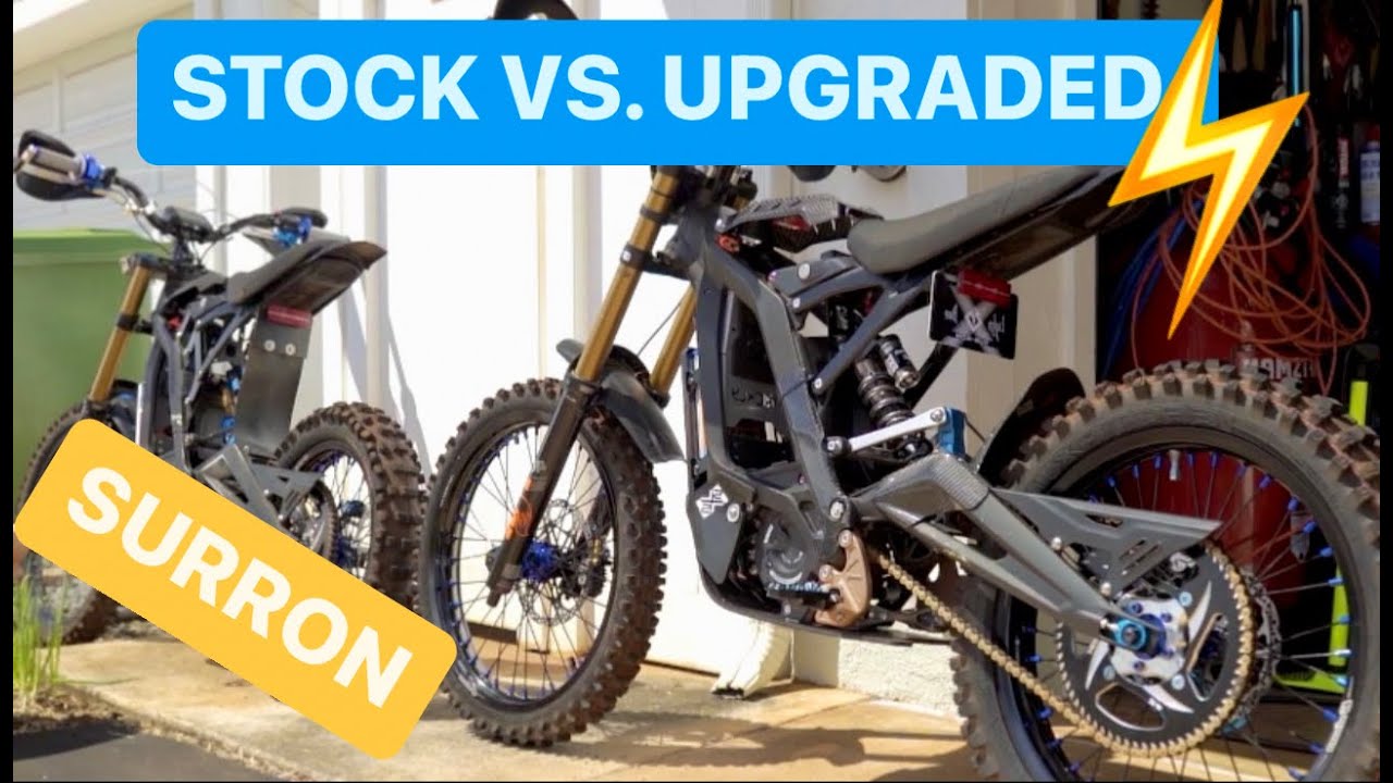 STOCK SURRON VS. 60v BAC 4000 FULLY UPGRADED!