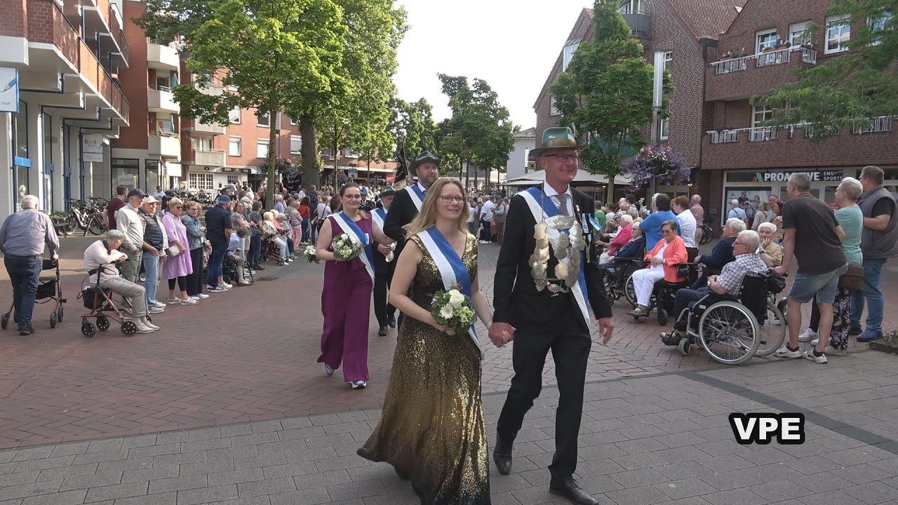Stadtschützenfest Emsdetten 2025 - Polonaise am Sonntag komplett