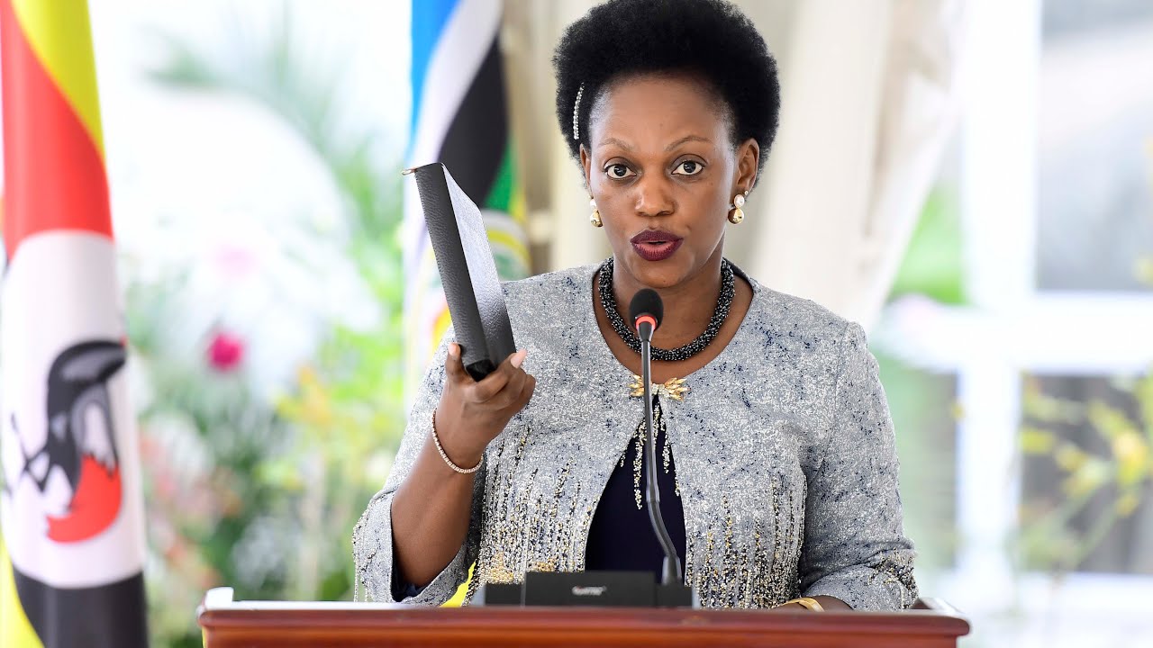 Museveni swears in 11 New Judges of the High court at State House Entebbe.
