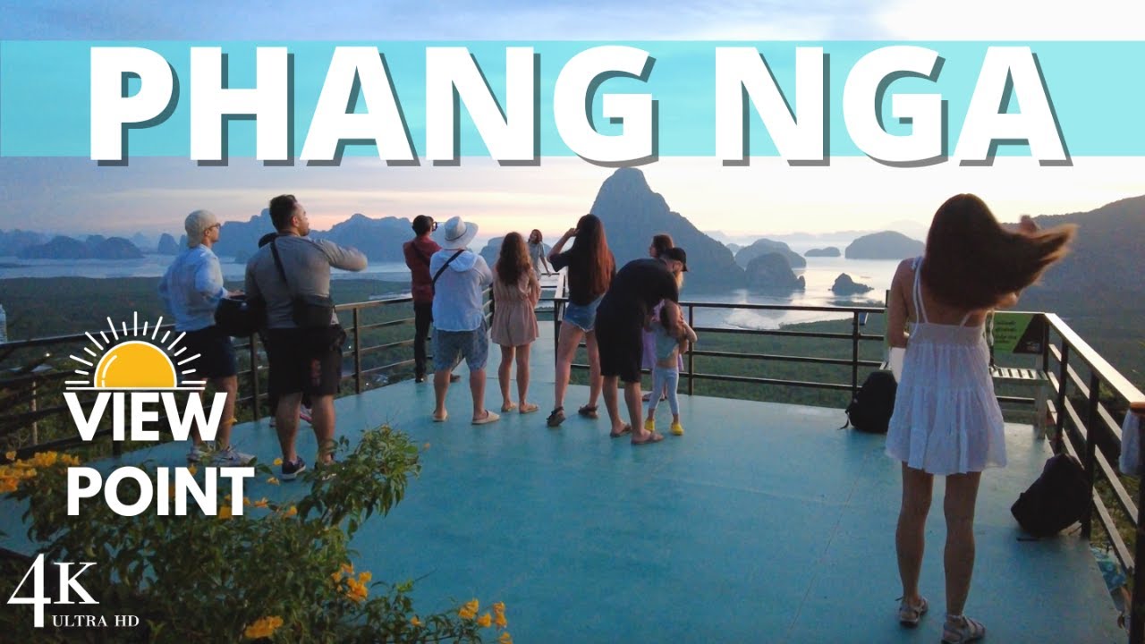 【 4K】The Best View in Thailand 🇹🇭 Samet Nangshe View Point, Phang Nga (Close to Phuket)