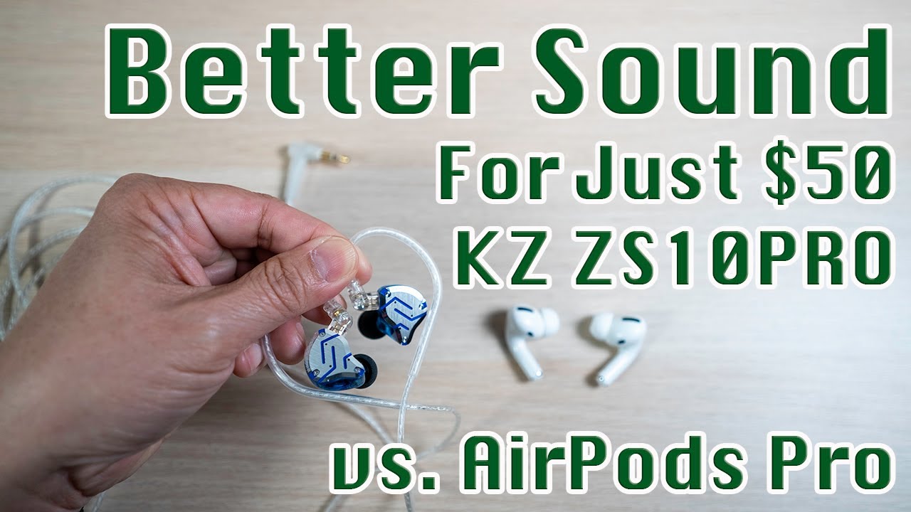 Лучший звук всего за 50 долларов | KZ ZS10 PRO против AirPods Pro