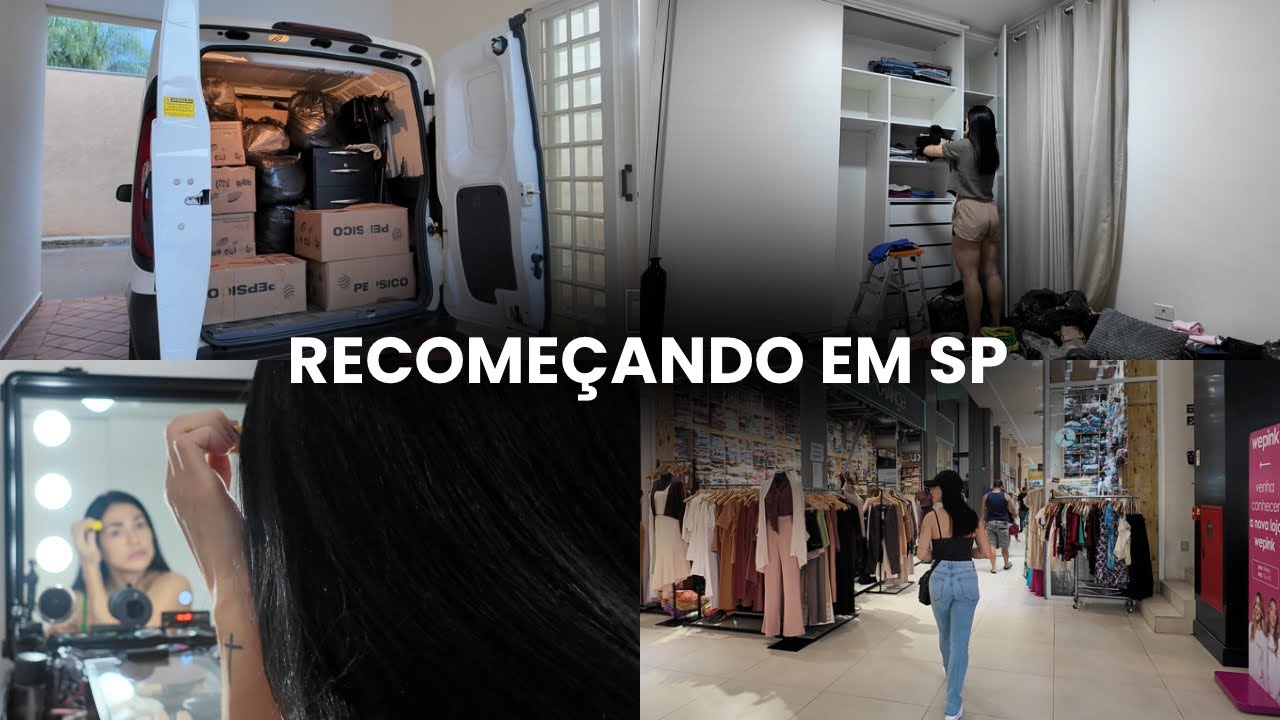 VLOG: RECOMEÇANDO EM SP | Mudança e nova fase.