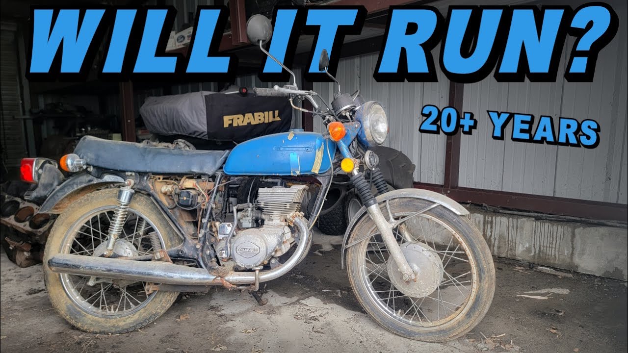Will an ABANDONED 2 Stroke Motorcycle Run After 20+ YEARS!?