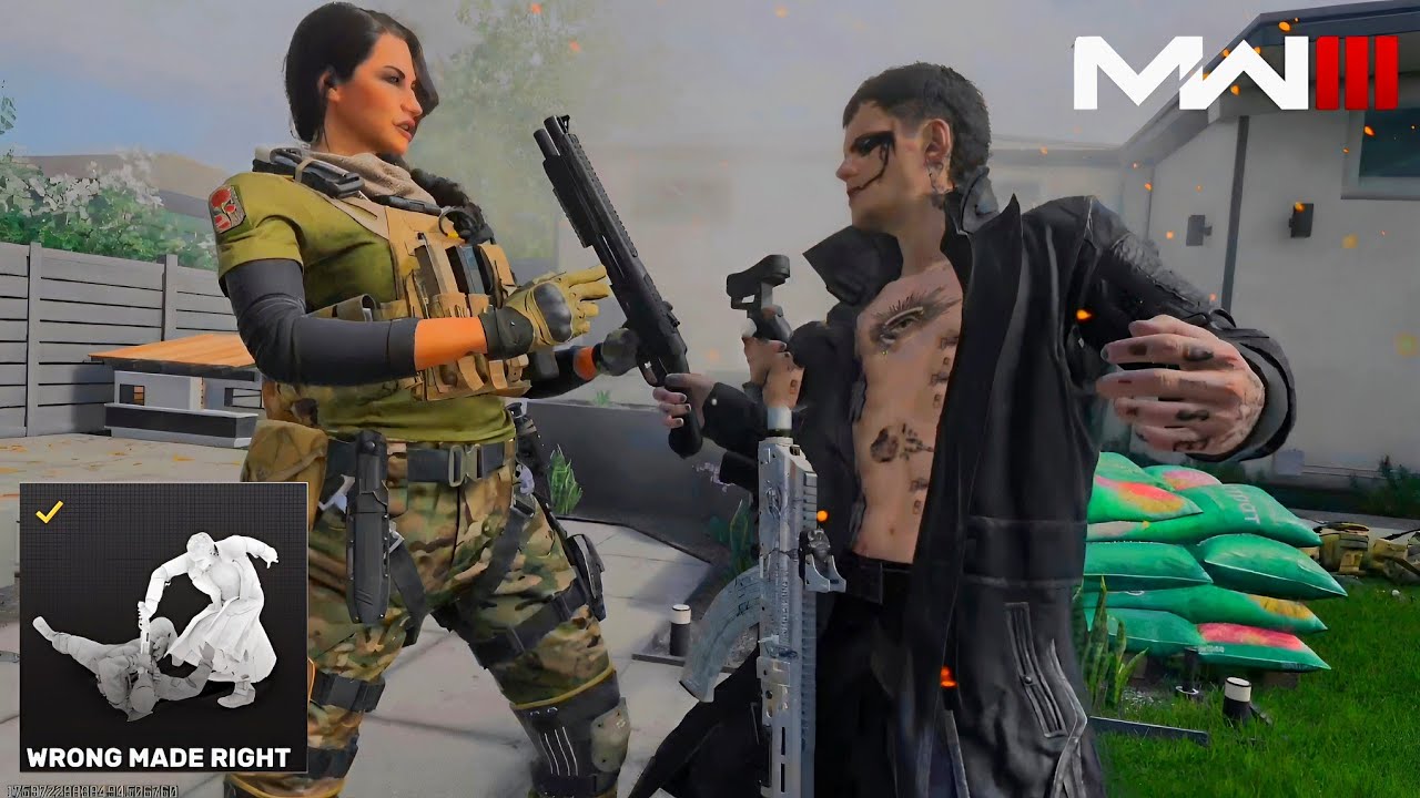 Wrong Made Right Finishing Move - The Crow New Operator Bundle COD X The Crow MW3 & Warzone