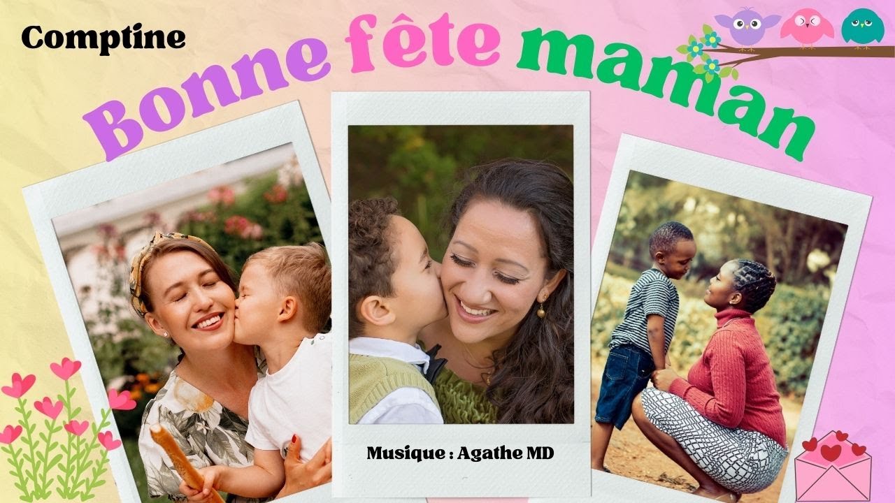 BONNE FÊTE MAMAN - Comptine pour les petits - Mis en musique et interprété par Agathe MD