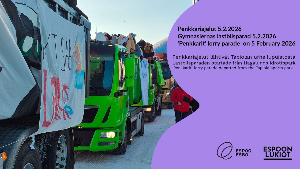 Penkkarit 5.2.2026/Bilder på penkislastbilarna 5.2.2026/Photos of the 'penkkarit' lorries