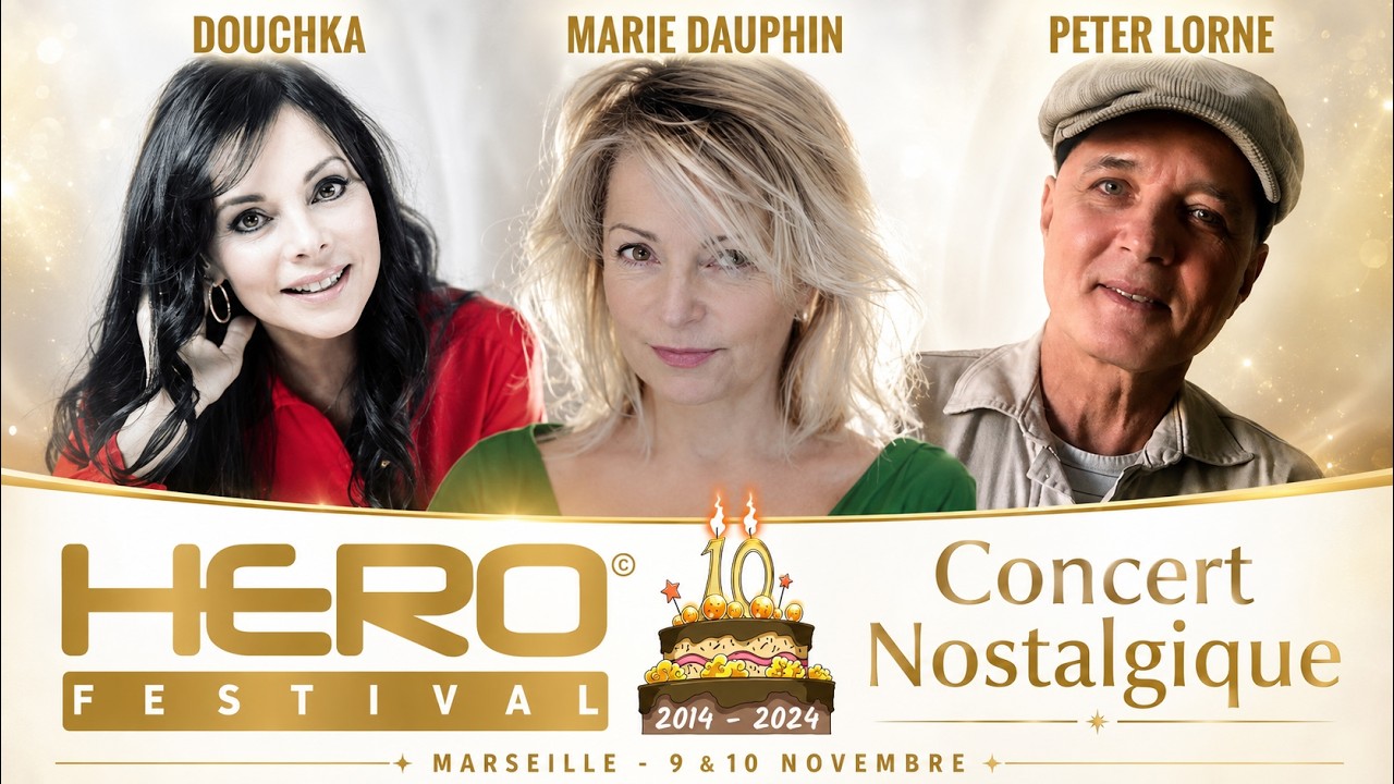 Marie Dauphin, Peter Lorne, Douchka en concert – Génération Cartoon au Hero Festival 2024