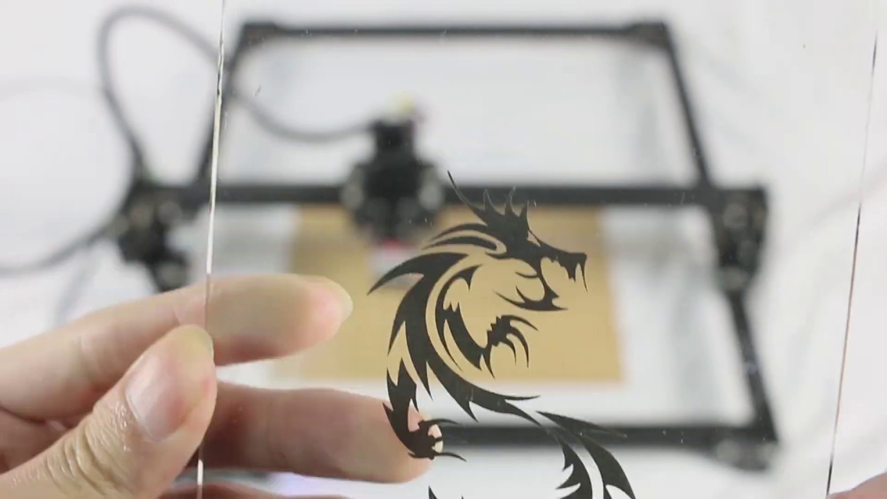 Ortur Laser Mater 2 -- 7W engraving on glass