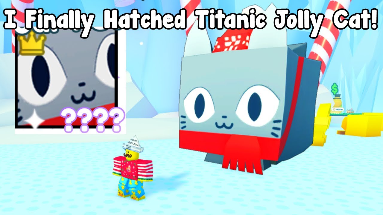 Я наконец-то вылупил весёлого кота Titanic без робуксов! - Pet Simulator X Roblox