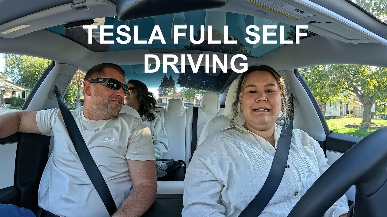 Tesla FSD First Time #Tesla #fsd