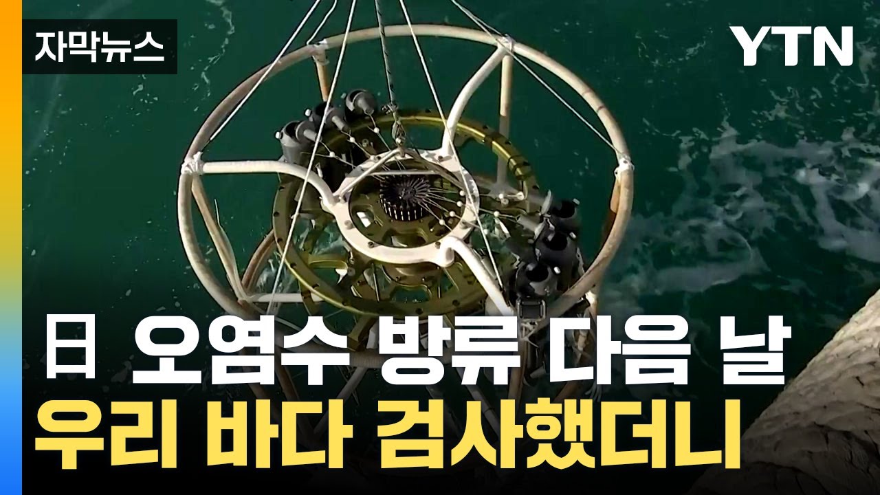 [자막뉴스] 일본 후쿠시마 원전 오염수 방류 다음 날, 우리 바다 검사했더니 / YTN