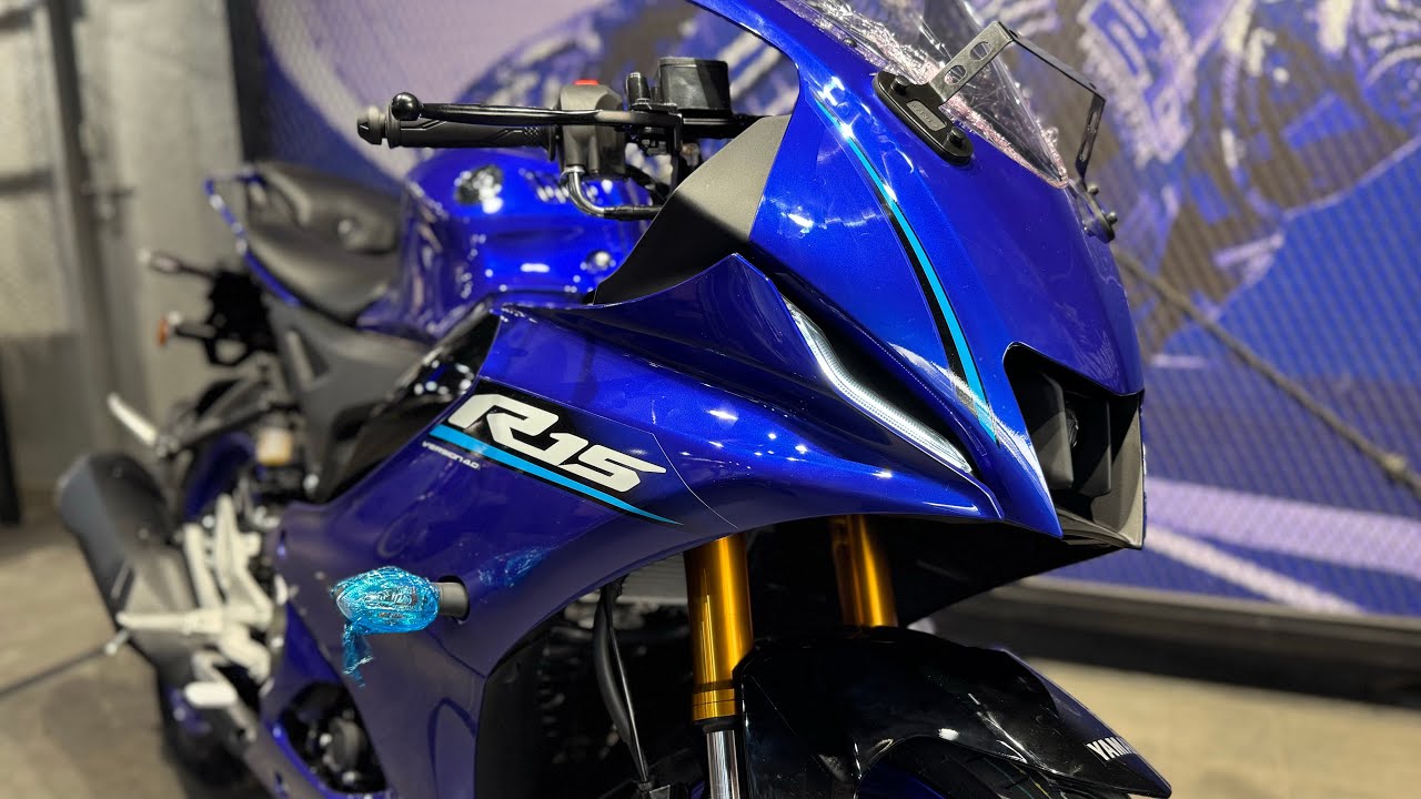 2025 New Yamaha R15 V4 Racing Blue Detailed Review | GST Benefits & On Road Price
