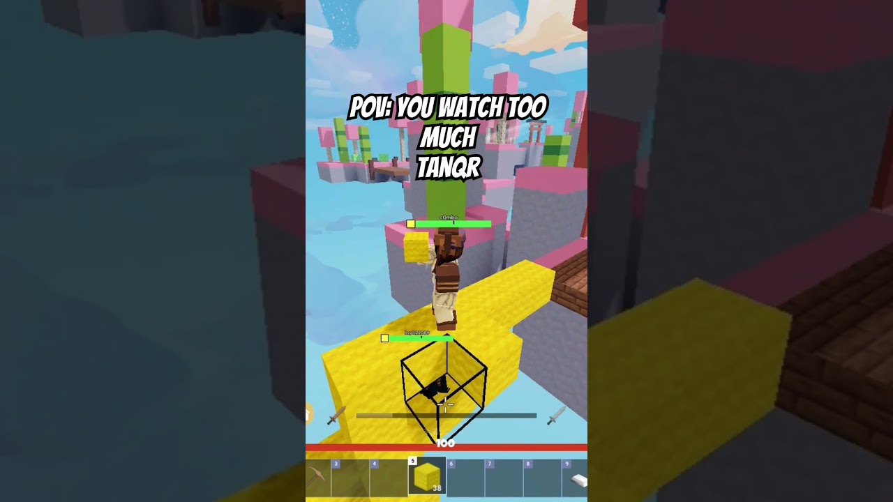 classic block trap #roblox #viral #bedwars #trendingshorts #robloxbedwars