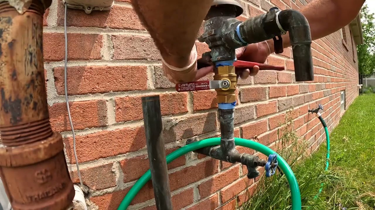 Replacing Sprinkler Shut off Valve
