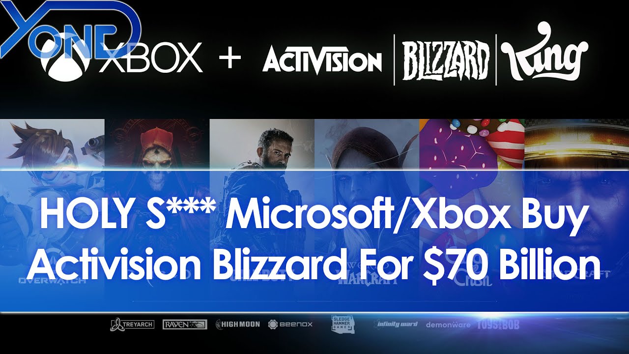 Microsoft/Xbox Buy Activision Blizzard For $70 Billion & WSJ Sources Say CEO Bobby Kotick Is Out