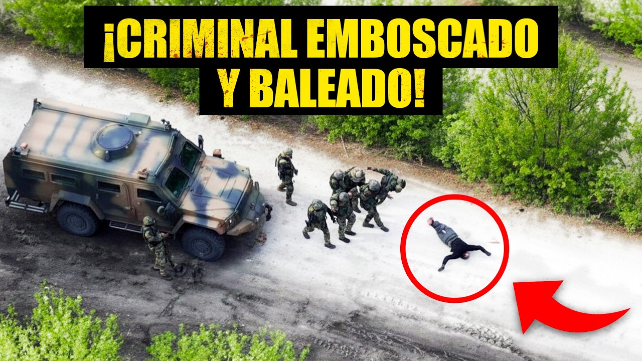 TODO desde un HELIC&Oacute;TERO: Criminal ROBA y termina en una BRUTAL CACER&Iacute;A | Captado en C&aacute;mara