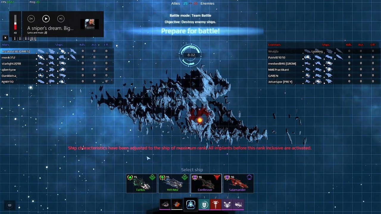 Star Conflict - PvP - Team Battle - 1982 efficiency - Match #42