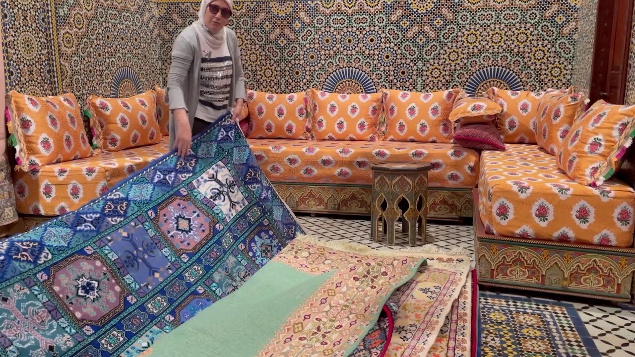 Tapis de Fès 💯 % Fait à la main ✋  هاهي زربية اللي تبهج ليك الصالون وتخلي الكل يسولك منين شريتيها