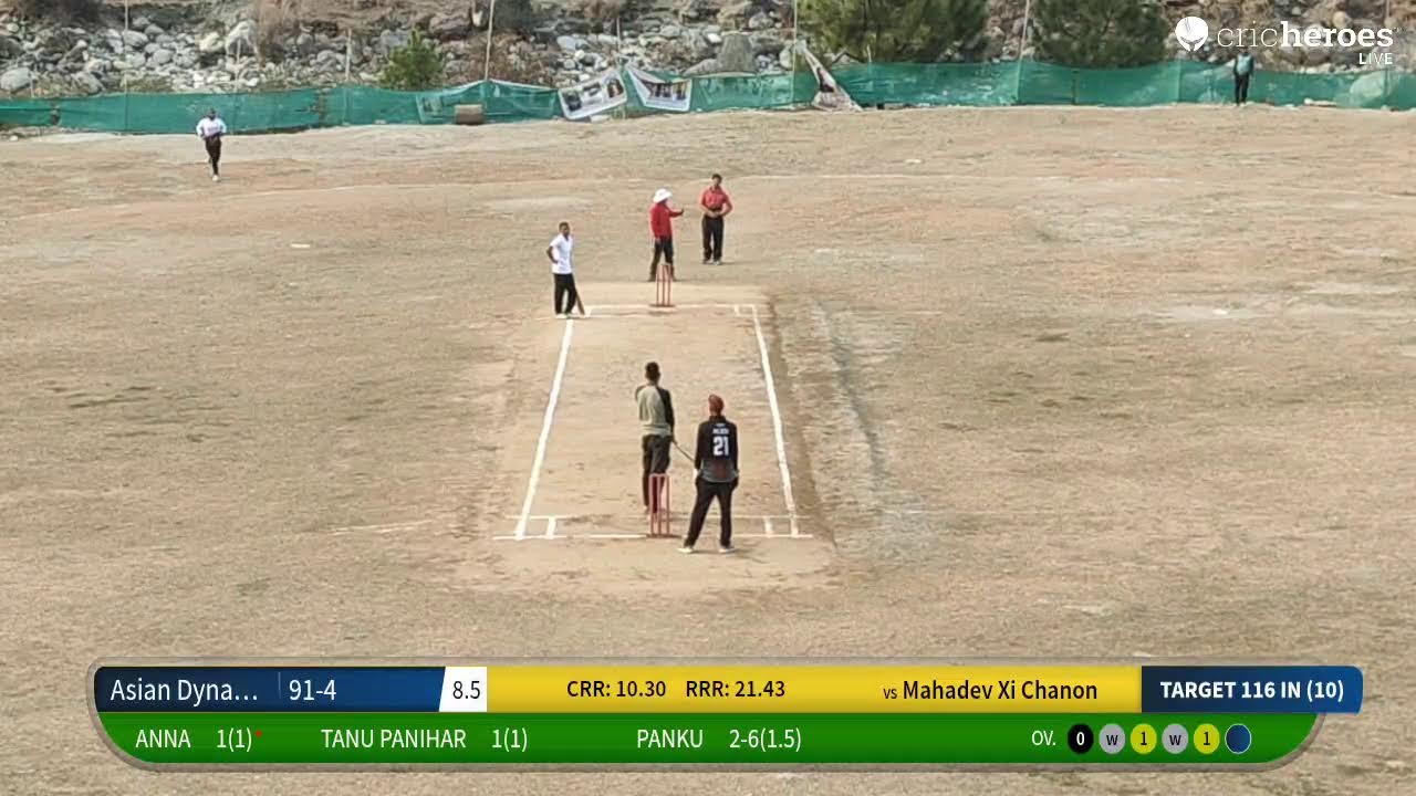 Asian Dynamite BUNGA BOYZ vs Mahadev Xi Chanon live cricket match | Ganga Singh,Mohar Singh And Kul