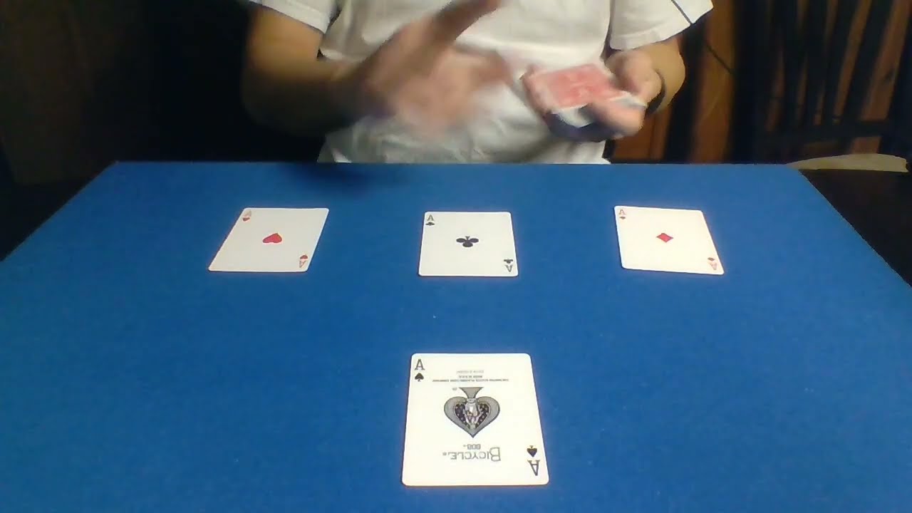 MacDonald's Aces (Dream of Aces) | Sleight of Hand Card Magic